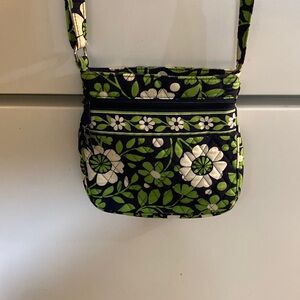 Vera Bradley Lucky You Crossbody Hipster floral compartment organizer bag purse